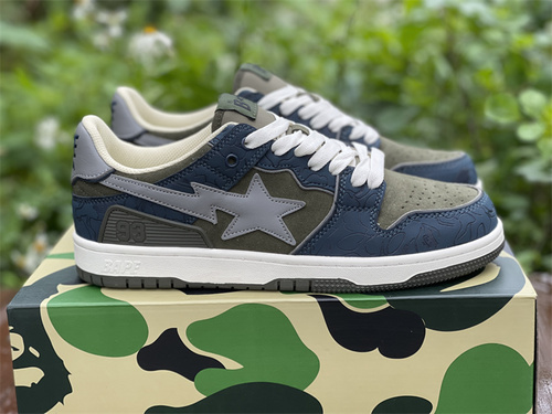 Original version_ solebox x bape. alliance. Ink green color color_ full code shipment 40--46-4aff68d0